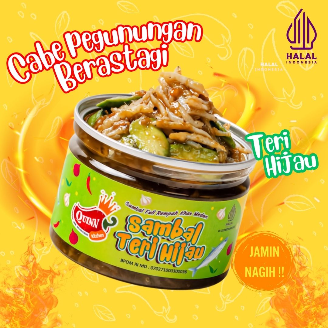 Sambel Teri Hijau Ori (Jar 150g)