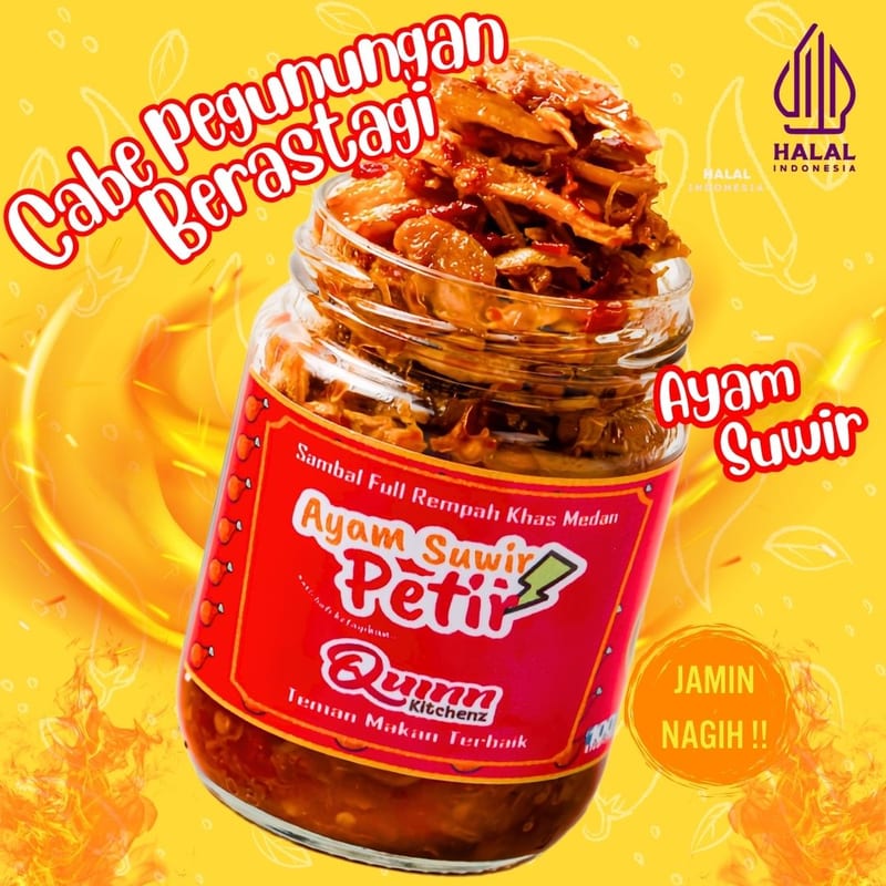 Ayam Suwir Petir Ori (Jar 250g)