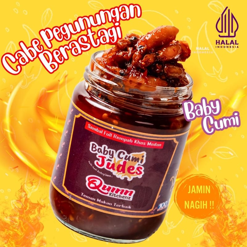 Baby Cumi Judes Ori (Jar 250g)