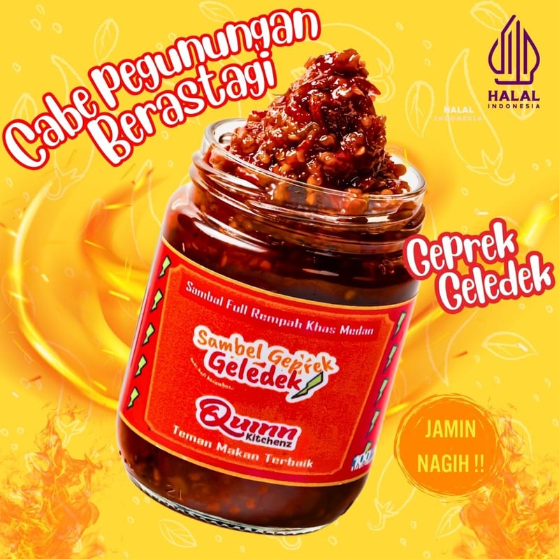 Sambel Geprek Gledek (Jar 250g)