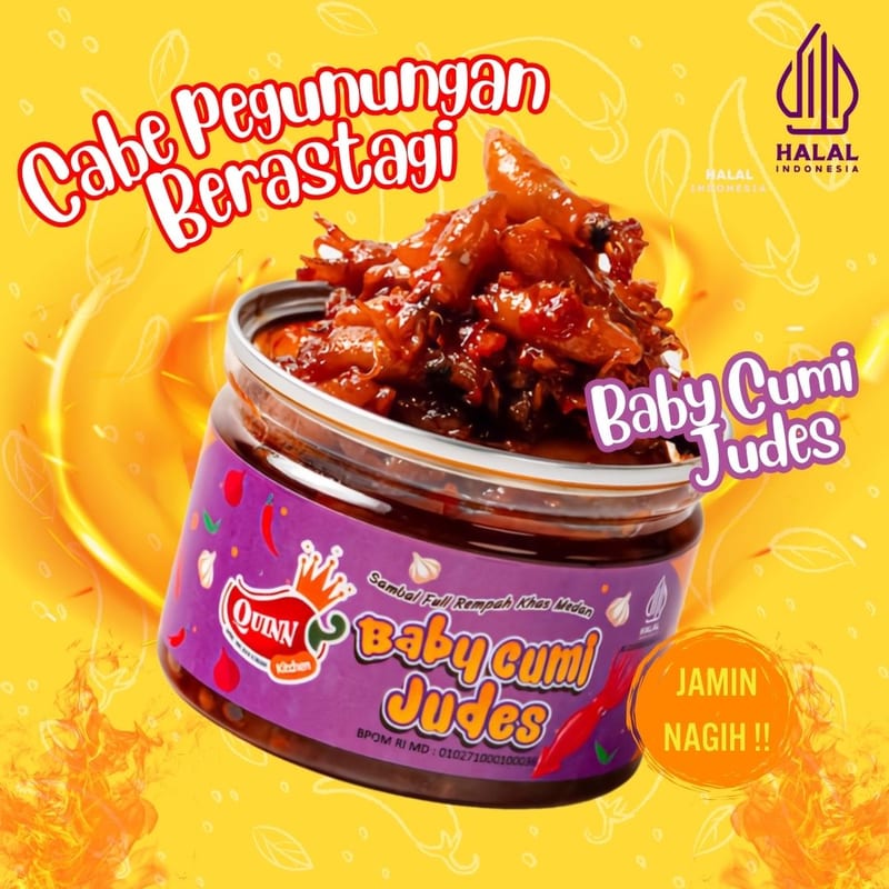 Baby Cumi Judes Ori (Jar 150g)
