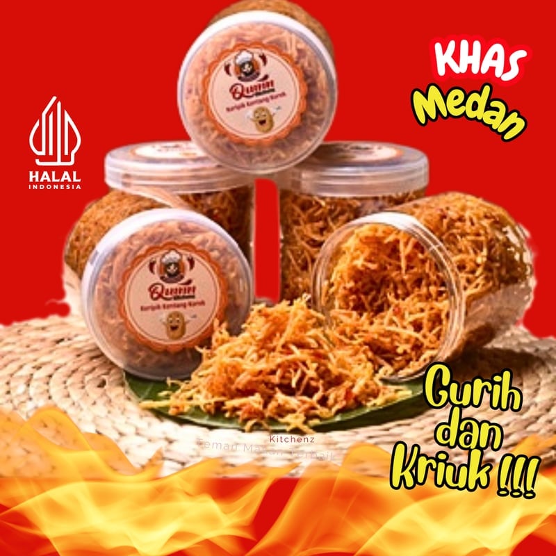 Keripik Kentang Korek Khas Medan